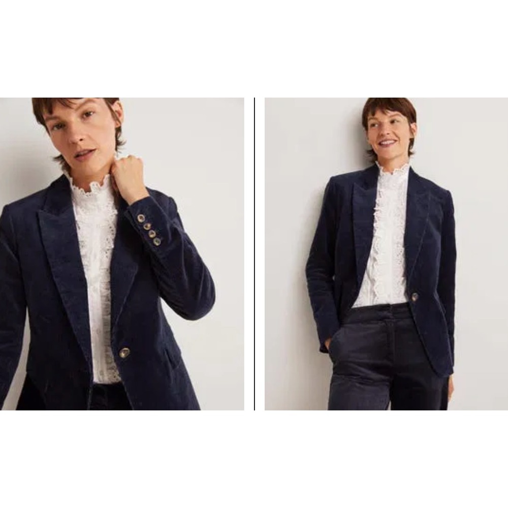 Boden Navy Corduroy Blazer - Picture 12 of 12